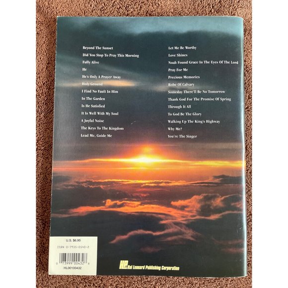 Gospel Greats Sheet Music Book E-Z Play Beginner Organ Piano Keyboards Guitar - Picture 4 of 4